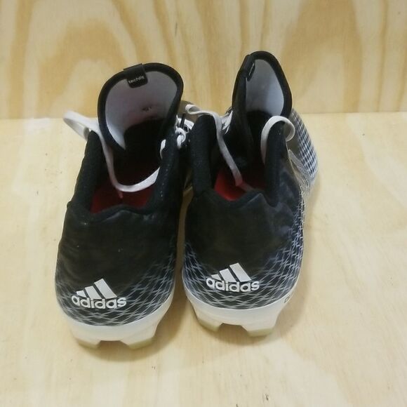 M2612 New Men's Adidas 'Crazyquick Mid' Black/White Football Cleat 14 M - Picture 5 of 13